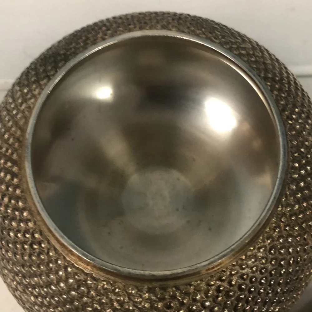 Vintage silver Plated hobnail Teapot Tea Coffee‎ Pot Handle Made in India